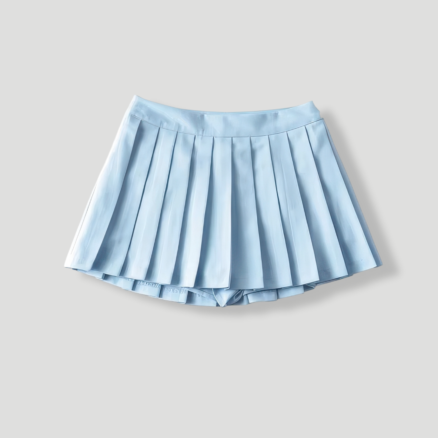 High Waist Pleated Skirt