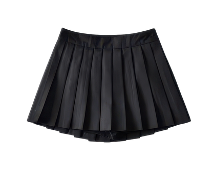 High Waist Pleated Skirt